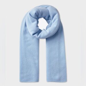 White + Warren Cashmere Travel Wrap Shawl Scarf – Light Blue – NWT